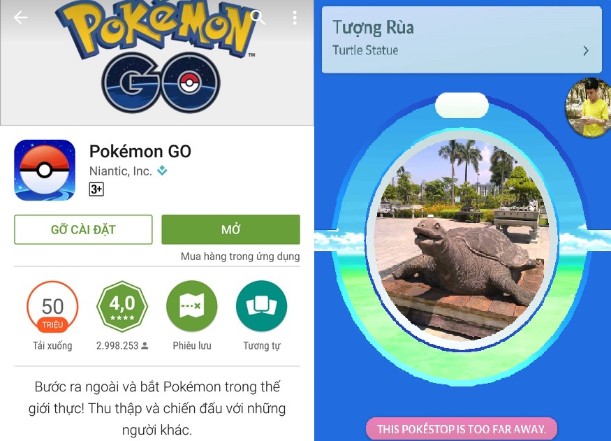 Pokemon Go bản chính thức dành cho Việt Nam đã được tung ra, chơi nào! Pokemon Go bản chính thức dành cho Việt Nam đã được tung ra, chơi nào!