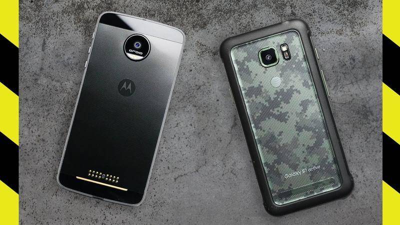 Moto Z Force and Galaxy S7 Active