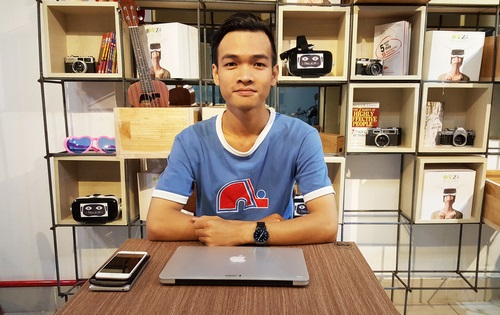 Chân dung chàng trai mê thực tế ảo Quốc Khánh Chân dung chàng trai mê thực tế ảo Quốc Khánh