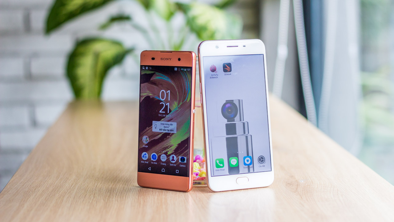 Xperia XA - OPPO F1s