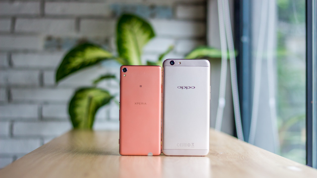 Xperia XA - OPPO F1s