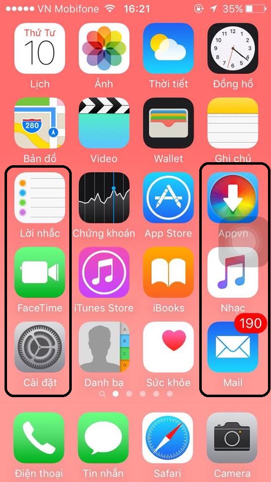 Trang Trí Iphone Bằng Cách Sắp Xếp Icon Không Cần Jailbreak