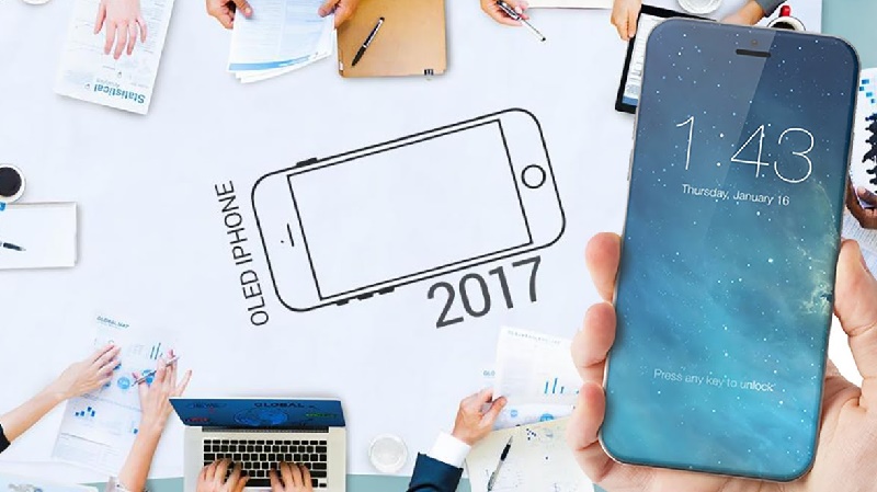 iPhone 2017 sẽ có thiết kế toàn bằng kính?