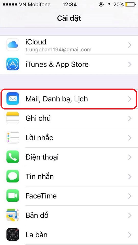 Hướng Dẫn Khôi Phục Danh Bạ Qua iCloud