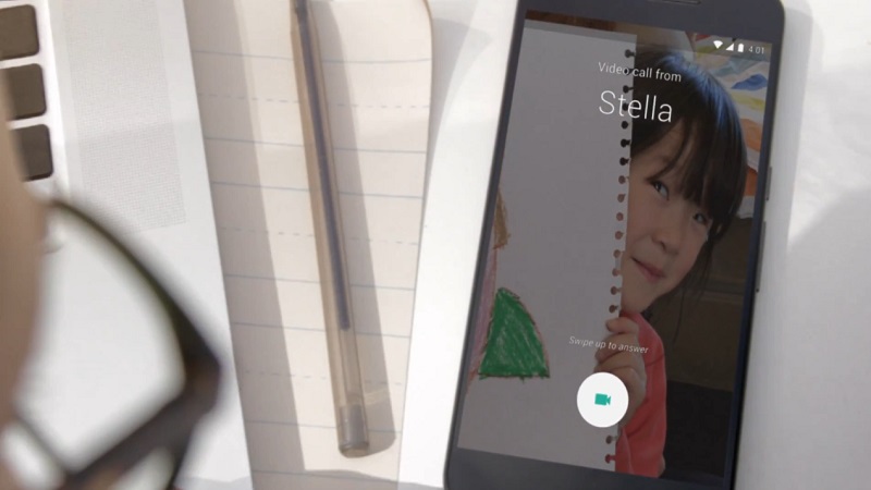 Một cuộc gọi đến từ ứng dụng Google Duo