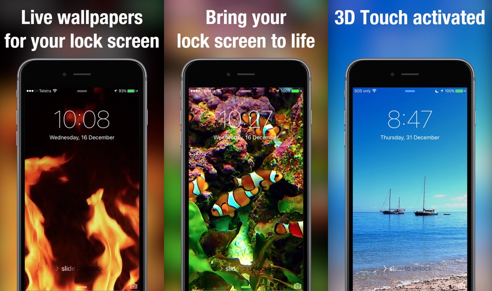 Trước khi được miễn phí, Live Wallpapers for Lock Screen có giá 0,99 USD Trước khi được miễn phí, Live Wallpapers for Lock Screen có giá 0,99 USD