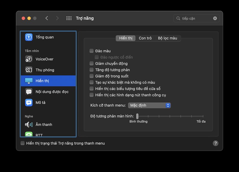 Loại bỏ hiệu ứng