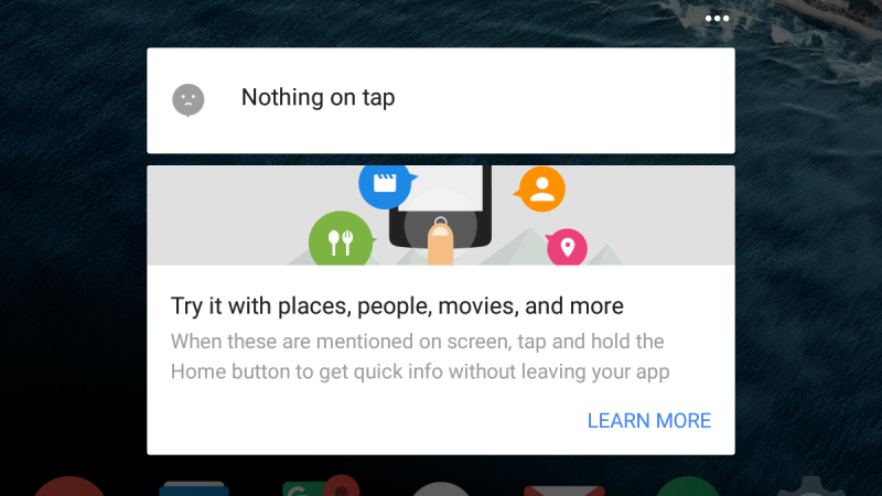 Google Now on Tap