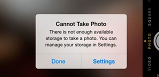 iPhone hết dung lượng - Cách tối ưu bộ nhớ hình ảnh cho iPhone