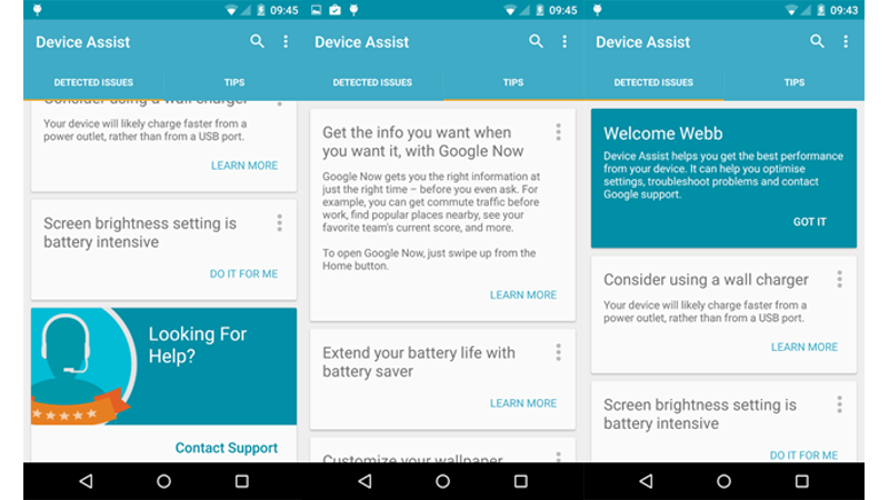 Device Assist Device Assist
