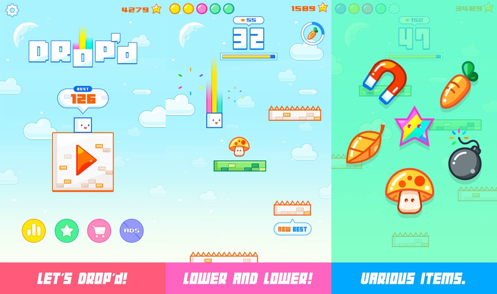 Trước khi được miễn phí, DROP'd có giá 0,99 USD