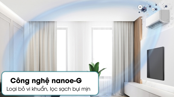 Máy lạnh Panasonic trang bị đa dạng công nghệ làm sạch không khí