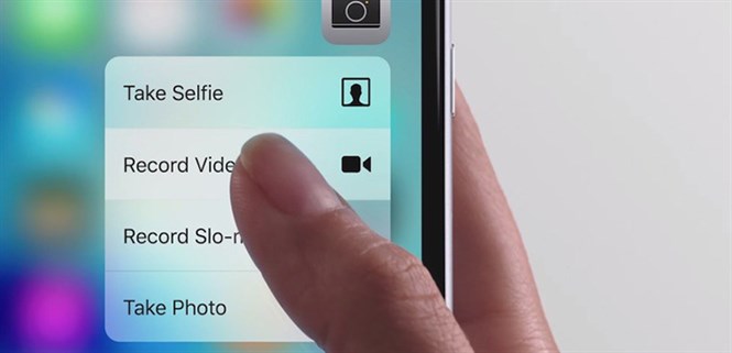Cách sử dụng 3D Touch trên iPhone 6s và iPhone 6s Plus