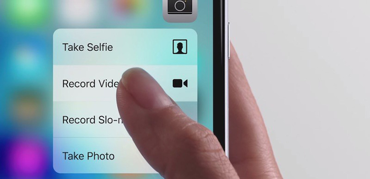 Cách sử dụng 3D Touch trên iPhone 6s và iPhone 6s Plus như thế nào?
