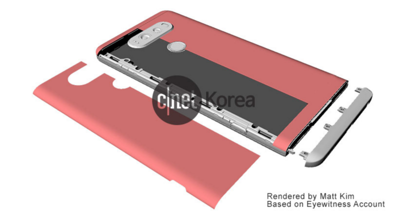 LG V20 không có thiết kế hoàn toàn là mô đun nhưng cũng rất thú vị