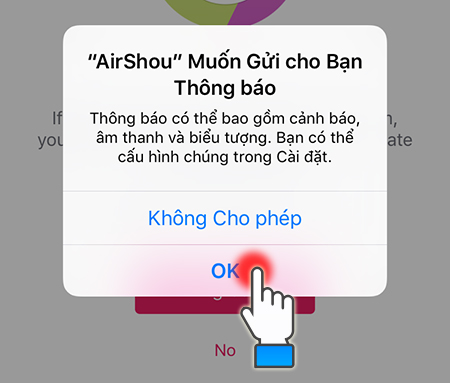 Chọn tiếp OK và Agree