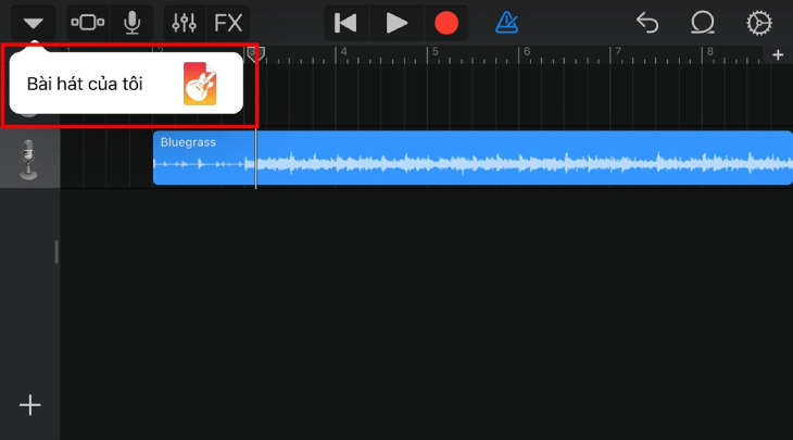 Cài nhạc chuông bằng ứng dụng GarageBand