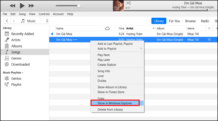 Sử dụng phần mềm iTunes trên máy tính