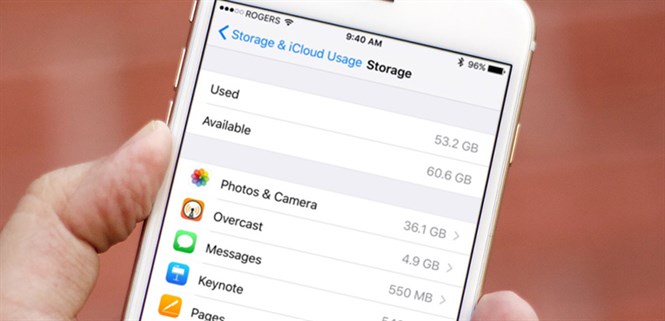 Cách kiểm tra dung lượng còn trống trên iPhone