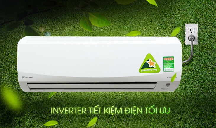 5 điều hòa Daikin giá rẻ hấp dẫn > Điều hòa Daikin FTKC25PVMV và công nghệ Inverter