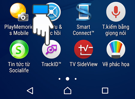 Tính năng TrackID™ trên điện thoại Sony là gì?