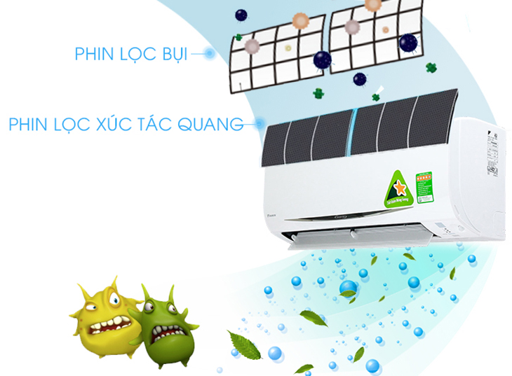 Phin lọc xúc tác quang Apatit Titan