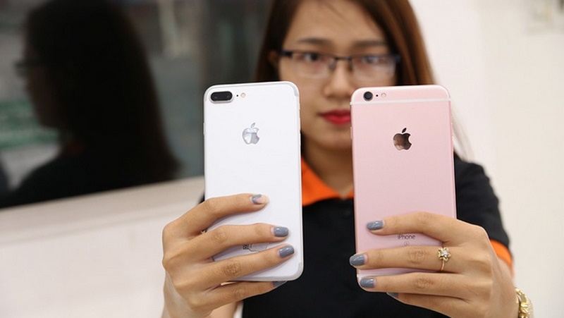 iPhone 7 Plus và iPhone 6s Plus đọ dáng ngay tại Việt Nam