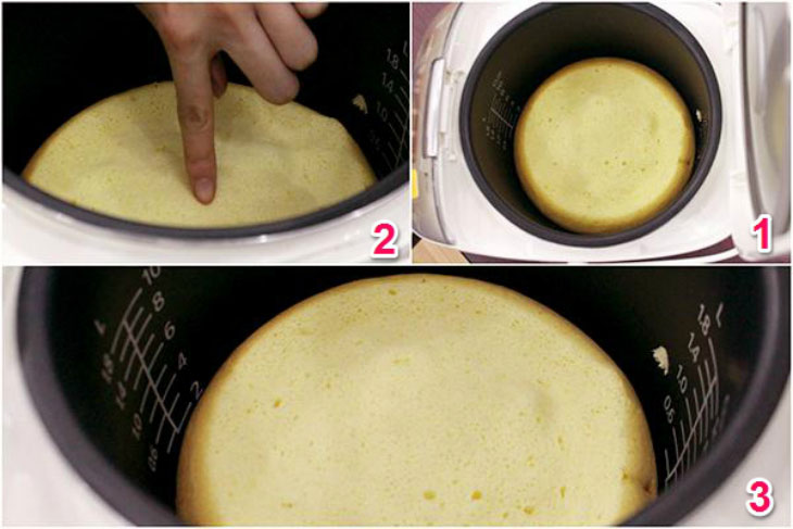 Cách làm bánh bông lan táo bằng nồi cơm điện