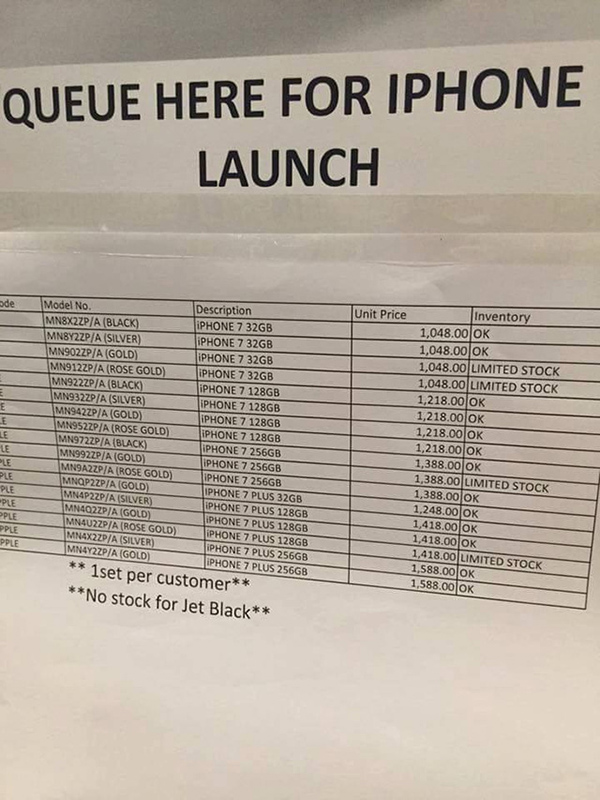 iPhone7_1 iPhone 7 giảm 300 ngàn đồng mỗi giờ tại chợ đen Singapore