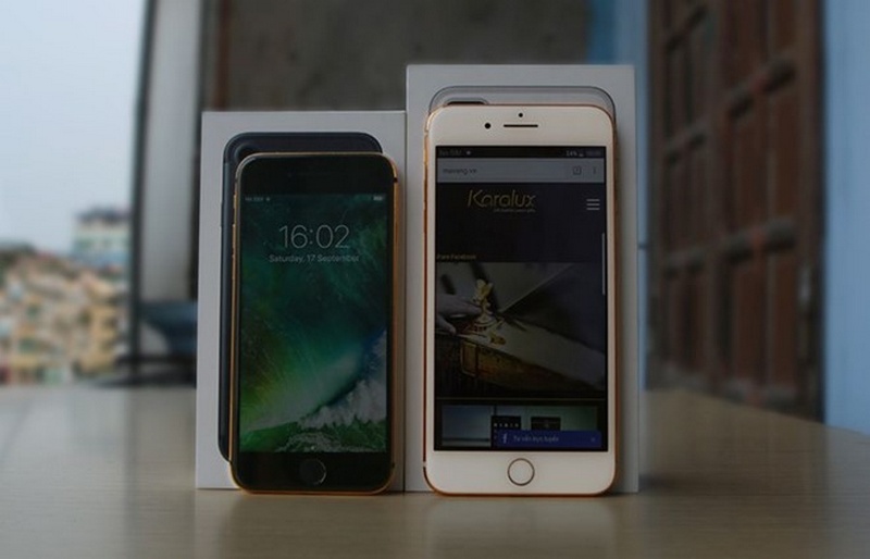 Xuất hiện iPhone 7 Plus rồng vàng giá 90 triệu tại VN