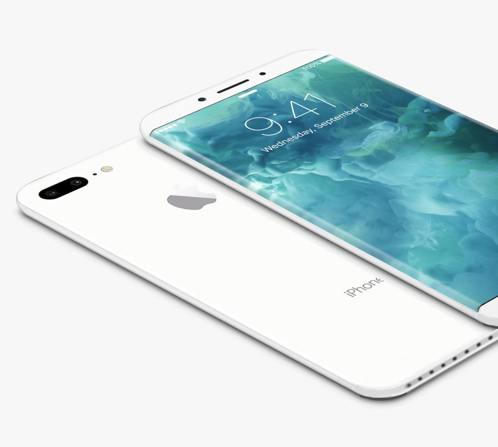 Mẫu iPhone 8 với thiết kế 2 cạnh cong, không còn gì để chê