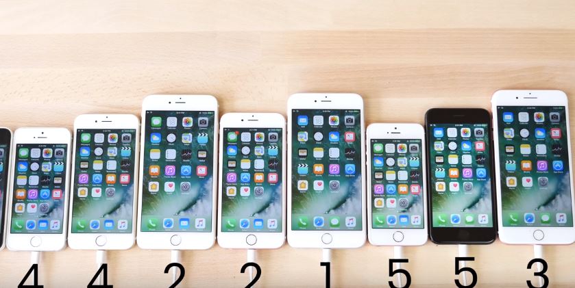 Thử nghiệm tốc độ, hiệu năng 15 chiếc iPhone, từ iPhone đến iPhone 7