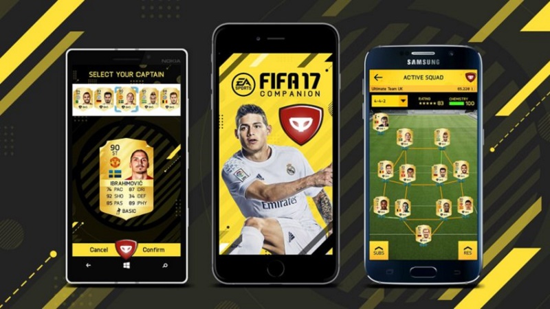 Ứng dụng FIFA 17 Companion ra mắt trên 3 hệ điều hành: Android, iOS và Windows Phone