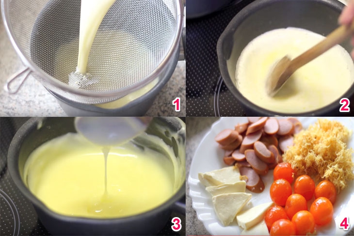 Cách làm bánh bông lan trứng muối đơn giản chỉ bằng nồi cơm điện