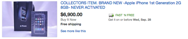 Quên iPhone 7 đi, đẳng cấp bây giờ phải xài… iPhone 2G với giá cả trăm triệu