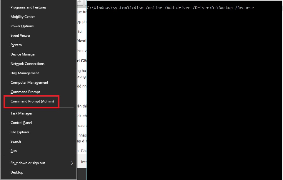 backup files from command prompt windows 10