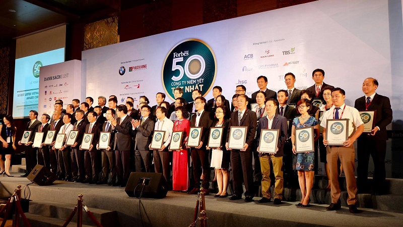 TGDĐ được Forbes Vietnam vinh danh Top 50 Công ty niêm yết tốt nhất VN