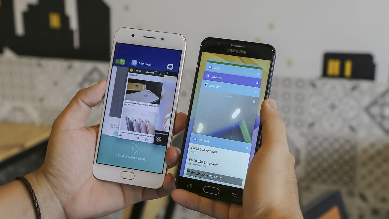 so sanh galaxy j7 prime va oppo f1s so sanh galaxy j7 prime va oppo f1s