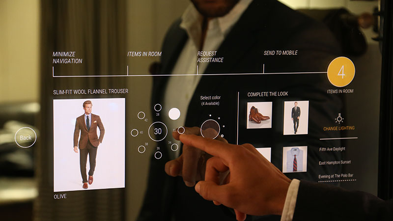 Phòng thử đồ tương tác thông minh