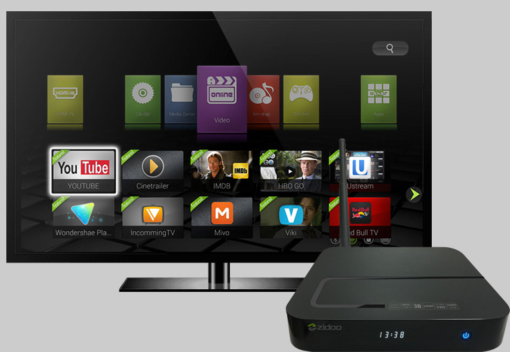 Android tivi sẽ biến tivi thường thành Smart tivi