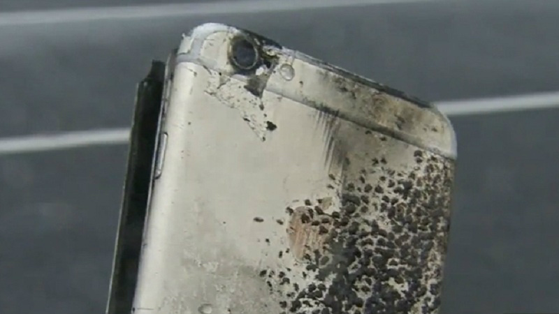 iPhone 6s bất ngờ bốc cháy trong túi quần