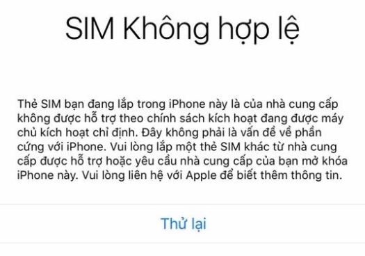 Lỗi iPhone bỗng dưng bị khóa mạng, hiện vẫn chưa có cách khắc phục