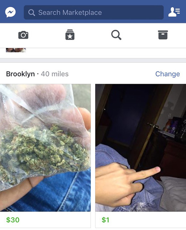 Facebook trở thành nơi mua bán cần sa, súng đạn và cả trẻ em