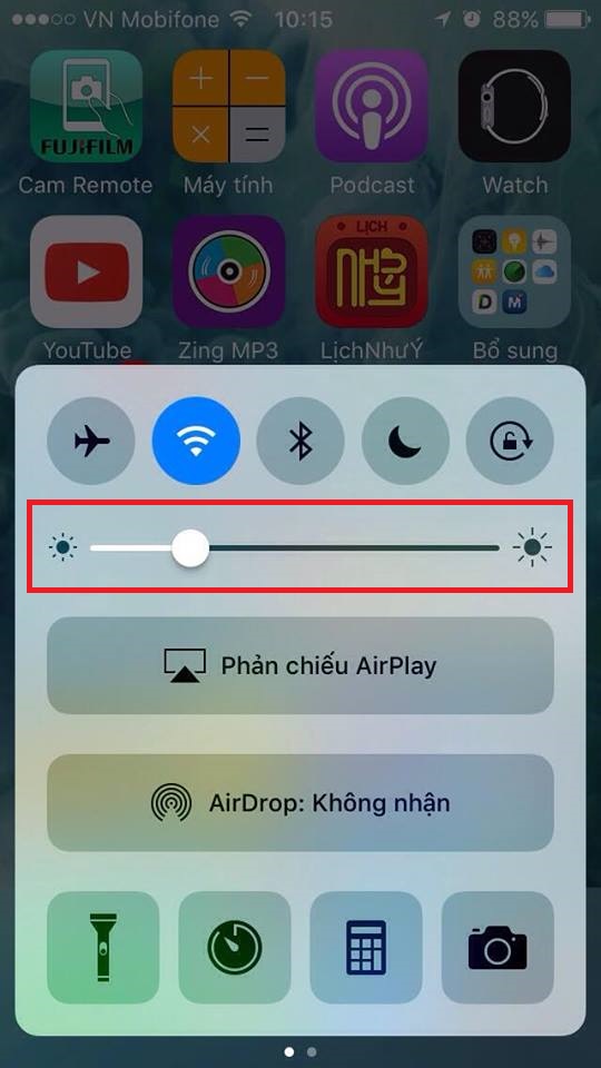 Tinh chỉnh độ sáng
