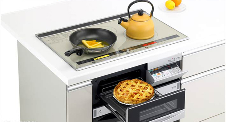 Bếp từ Nhật đẹp và giàu tiện ích