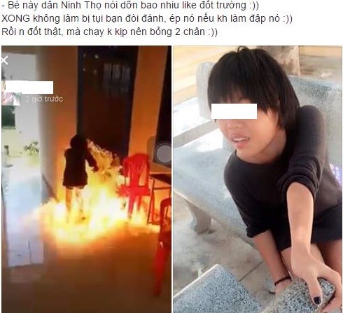 Chỉ 1.000 like, nữ sinh cấp 2 đốt trường, đốt luôn cả mình Chỉ 1.000 like, nữ sinh cấp 2 đốt trường, đốt luôn cả mình