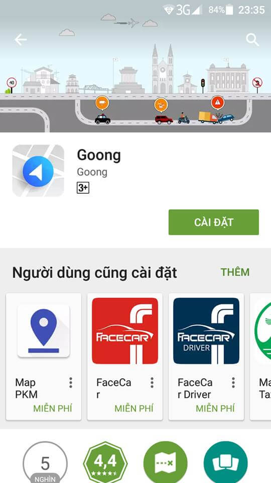 Tải ứng dụng Goong về để tham gia giao thông không còn là 