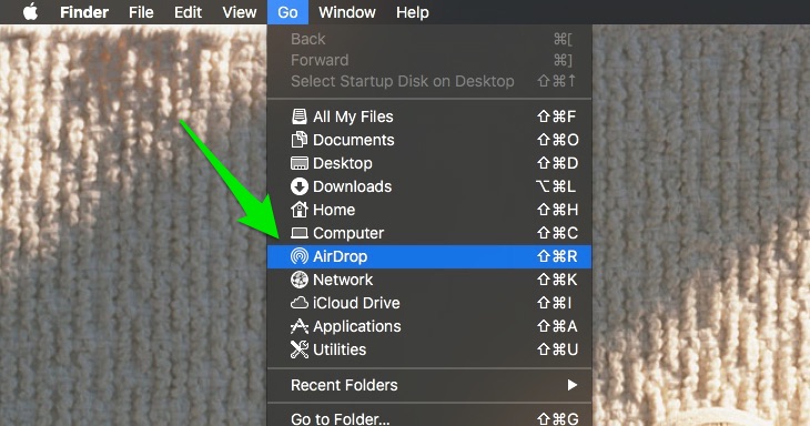 AirDrop trên máy tính Apple