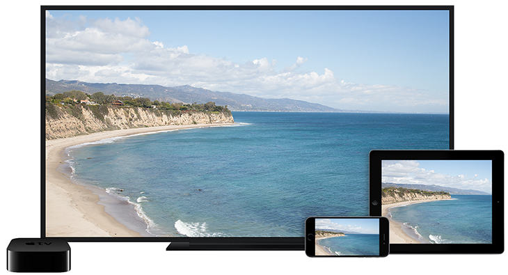 Chiếu màn hình iPhone, iPad lên tivi