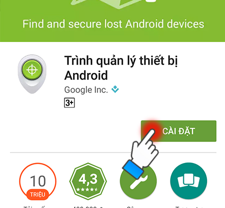 Tải ứng dụng Android Device Manager